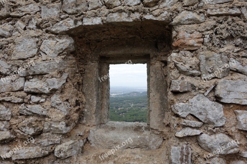 By Looking Window Lookout Wall Architecture