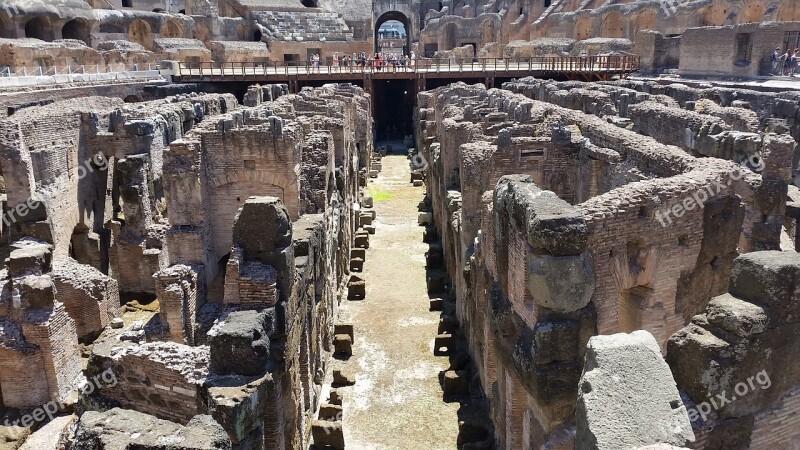 Rome Coliseum Italy Amphitheater Free Photos