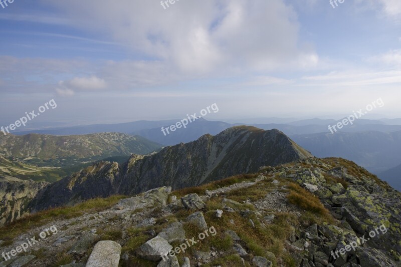 Tatry Western Tatras Landscape Nature Mountains