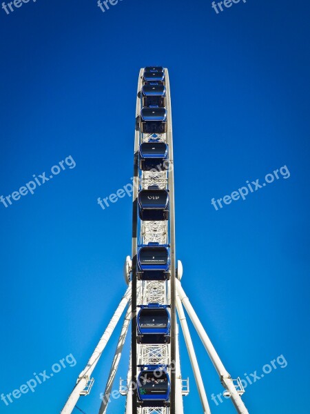 Ferris Wheel Ride Leisure Fairground Carousel