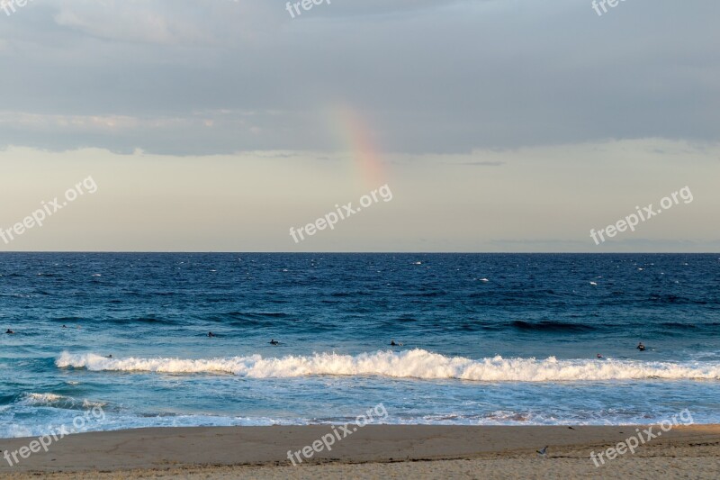 Beach Beach Walk Sunset Maroubra Sydney