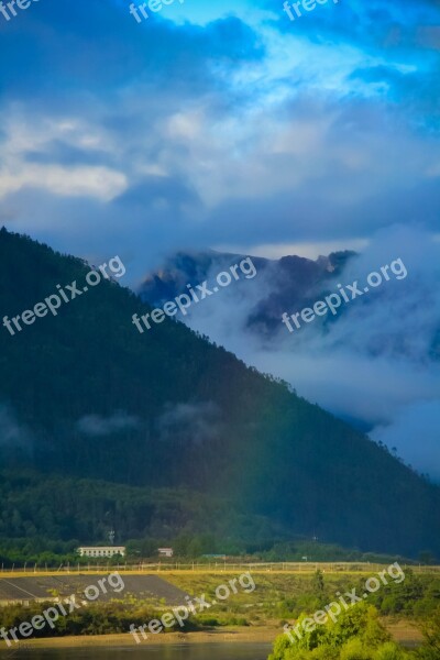 Rainbow Tibet Photography Tourism Landscape