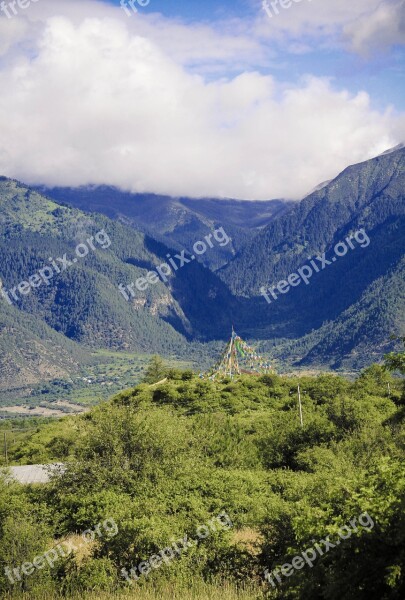 Tibet Photography Tourism Landscape Mountain