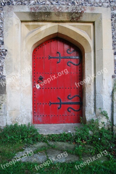 Door Church Old Architecture Entrance