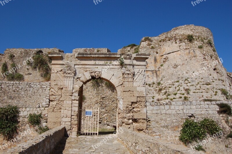 Methoni Greece Castle Free Photos