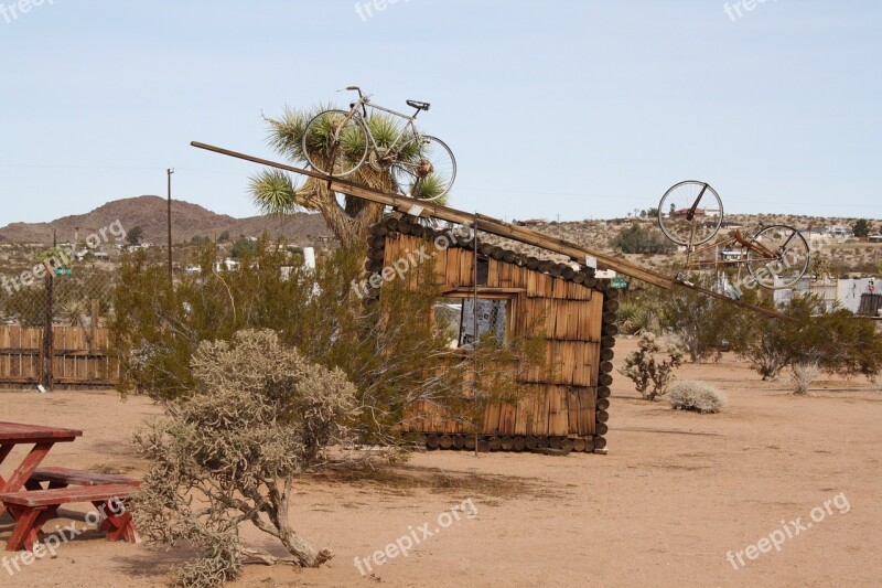 Usa California Mojave Joshua Tree Noah Purifoy Desert Art Museum