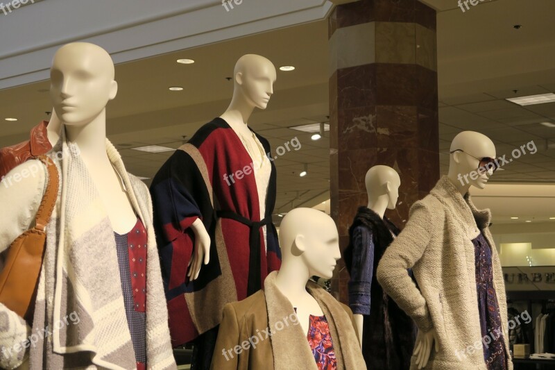 Department Store Mannequin Shopping Free Photos