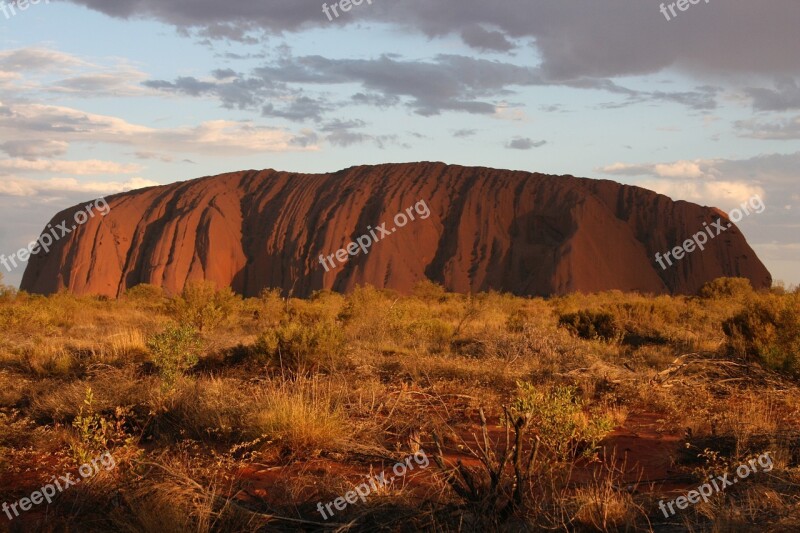 Uluru Ayers Rock Australia Red