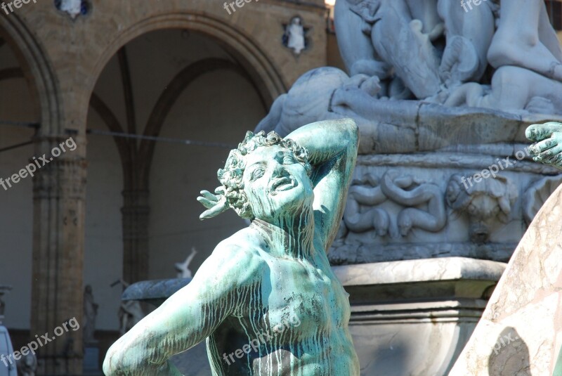 Florence Italy Italia Monuments Sculptures