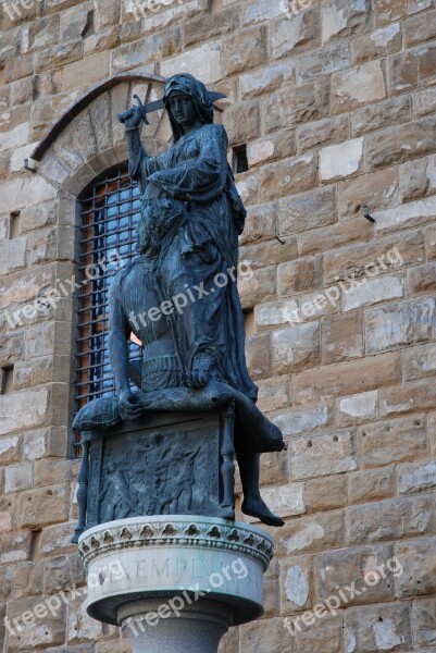 Florence Italy Italia Monuments Sculptures