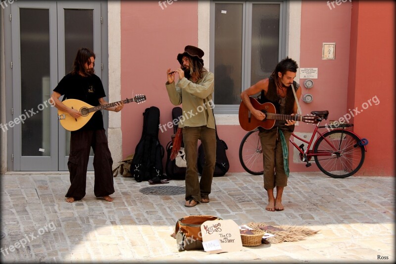 Music Road Artists Guitar Street Art