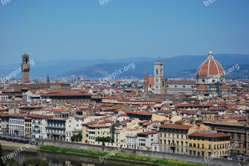 Florence Italy Italia Monuments Sculptures