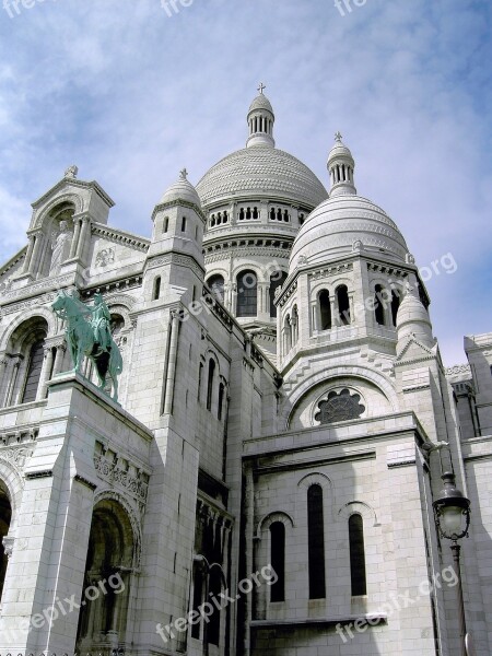 Sacre Coeur Basilica Montmartre Church Paris Landmark