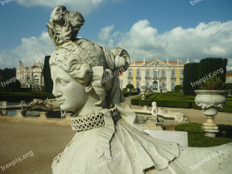 Sphinx Statue Stone Head Sculpture