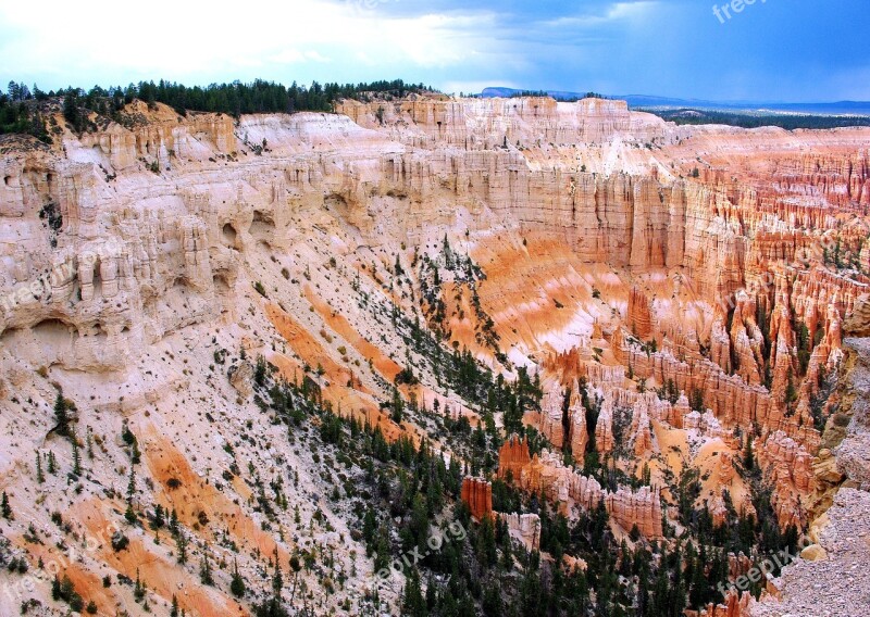 United States Usa Bryce Canyon America Landscape