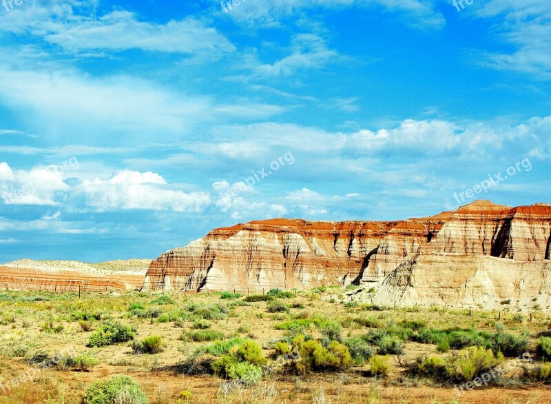 Usa America Tourist Site Cliff Zion