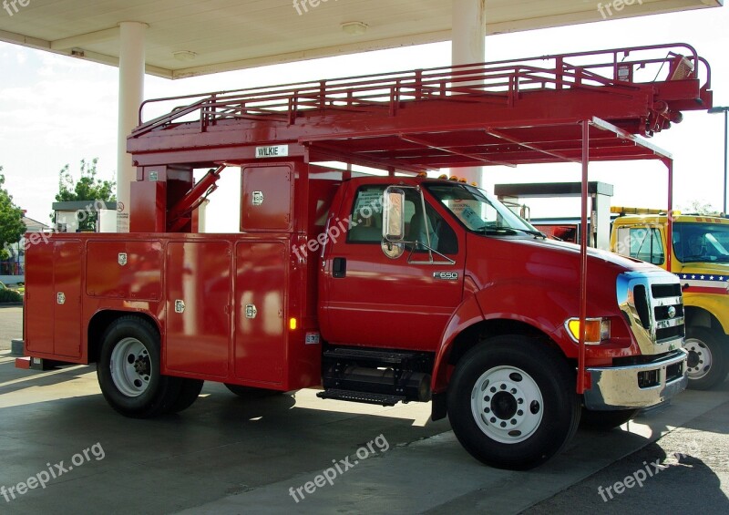 Usa California Fire Truck Transport Scale