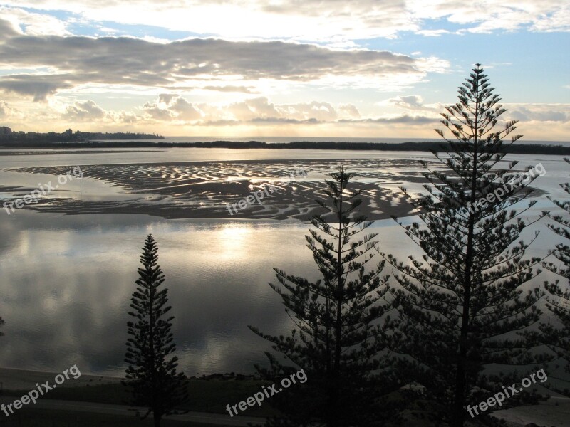 Sunrise Beach Low Tide Morning Sunrise Beach