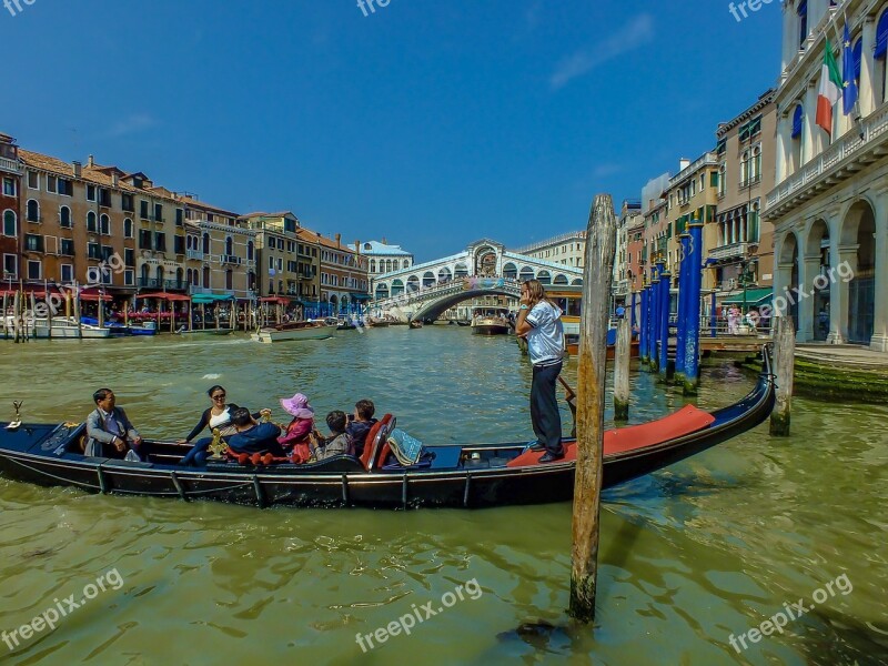 Architecture Building Canal City Day