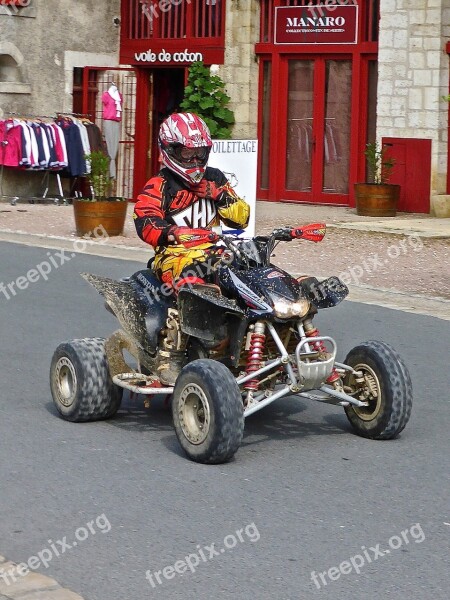 Quad Bike Motorbike Quad Motorcycle Transportation