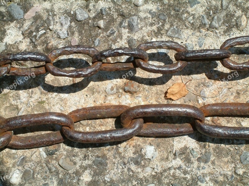 Necklace Rusty Link Free Photos