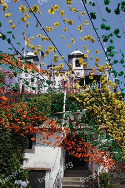 Funchal Madeira Summer Celebration Colorful