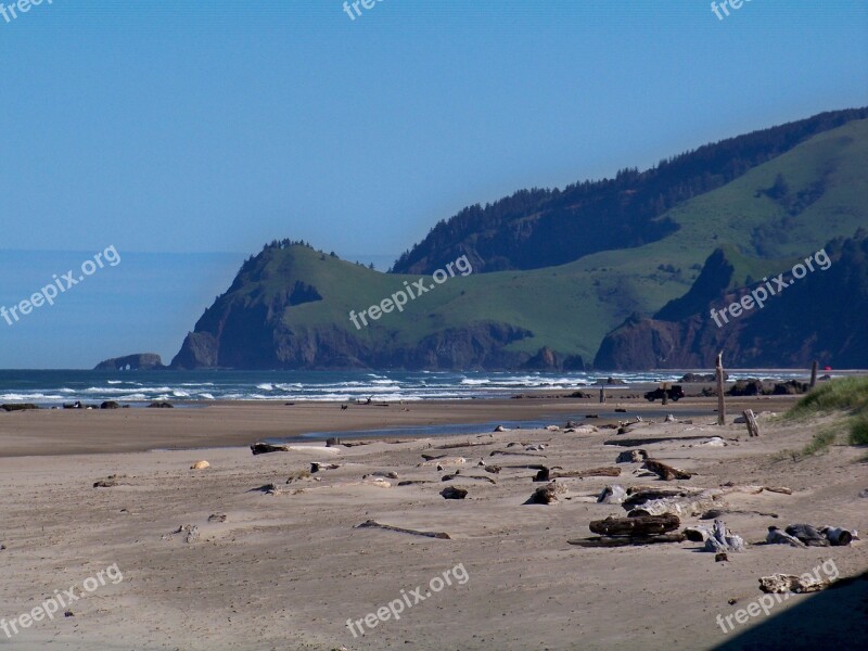 Beach Sand Ocean Sky Land