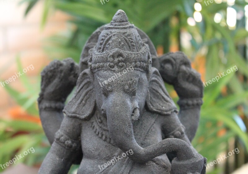 Ganesh Sepia Mantra Deva Deity