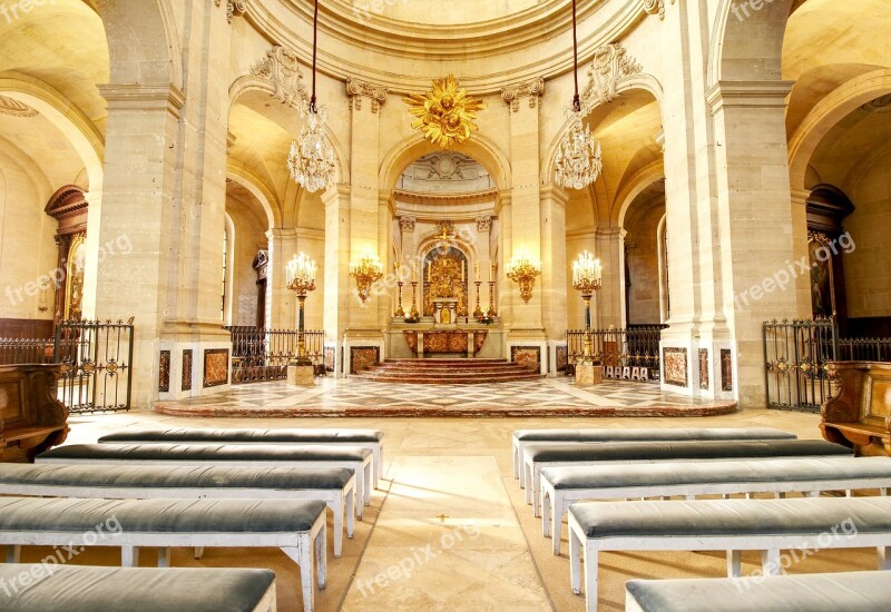 Cathedral Bishop Choir Versailles Church