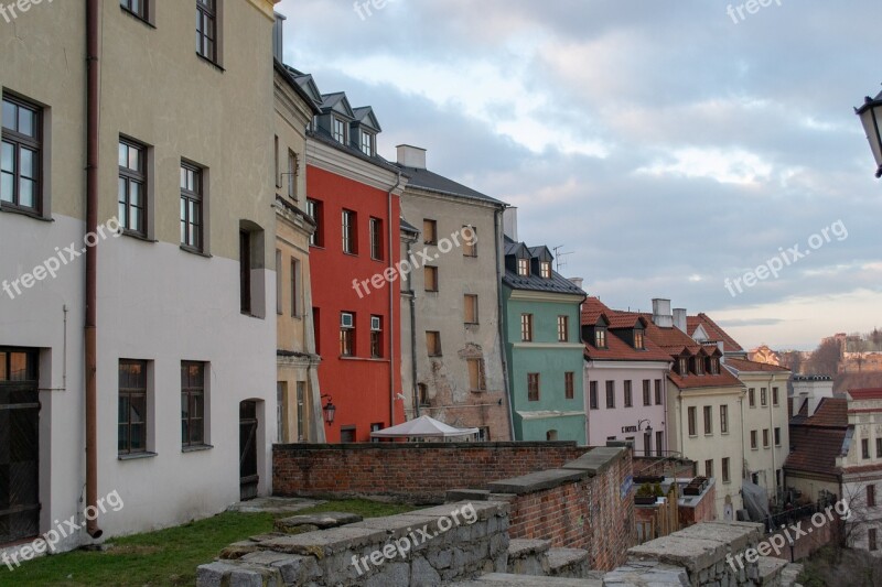 Lublin Houses Color Old Town Itinerary