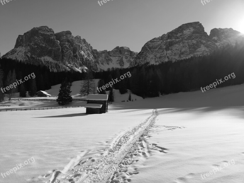 Lungiarü Campill Landscape Mountain Mountains