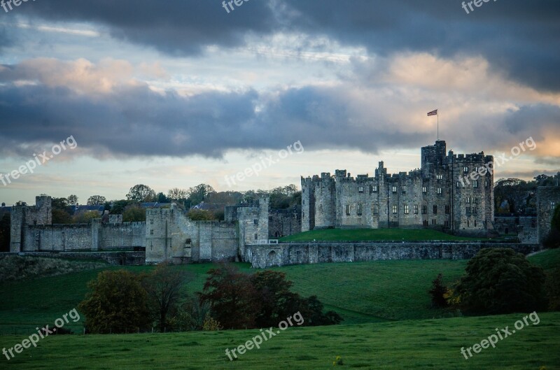 Castle Harry Potter Hogwarts Alnwick Northumberland