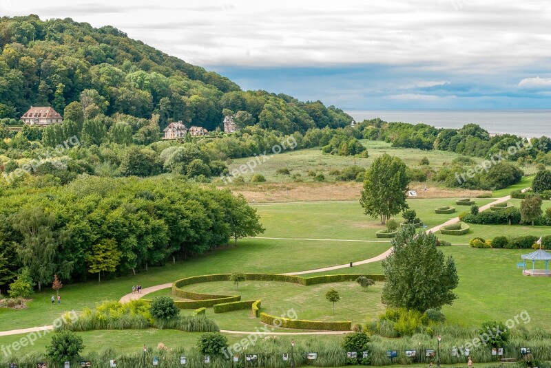 Landscape Sky Honfleur France Normandy Park