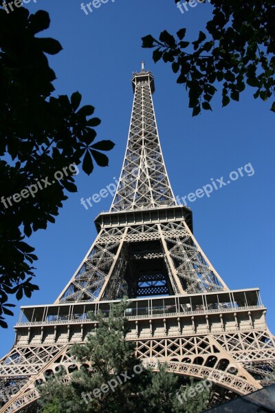 Paris Tour Eiffel Attraction France Romantic