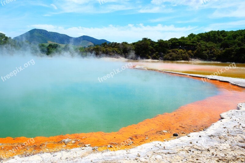 Rotorua Volcano Sulphur Geology Geothermal