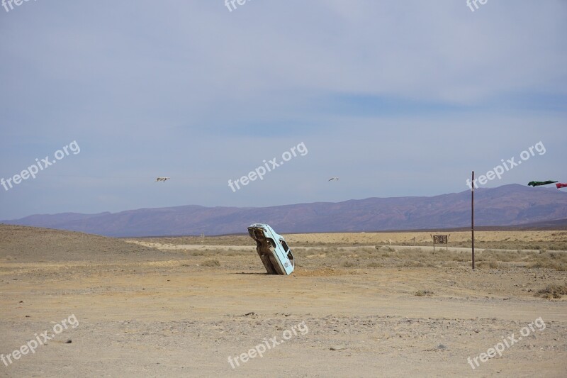 Car Tankwa South Africa Stunt Desolate