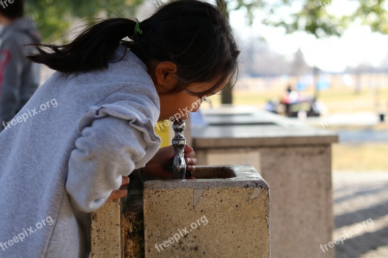 Park Drinking Faucet Drinking Fountain Kids