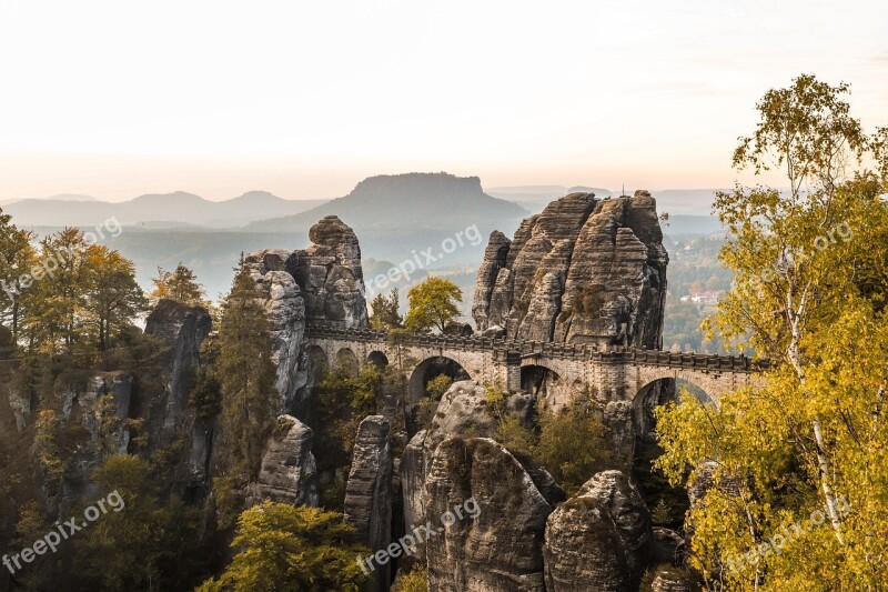 Kurort Rathen Germany Bridge Free Photos