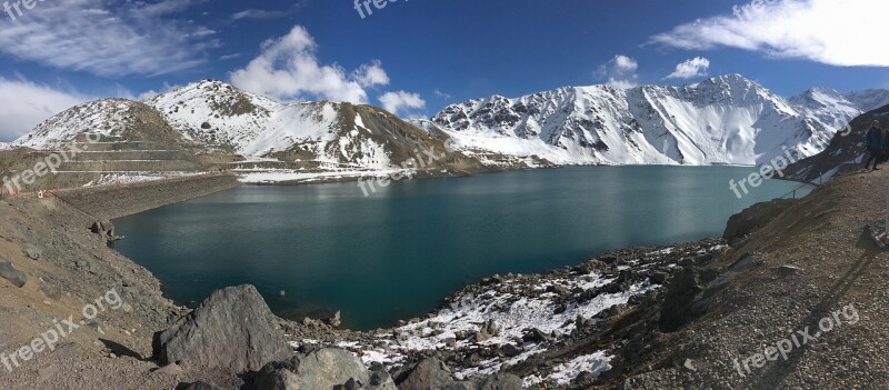 Snow Chile Cold Landscape Nature