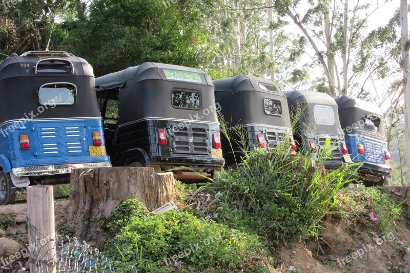 Rickshaw Transport Tuk-tuk Taxi Parking