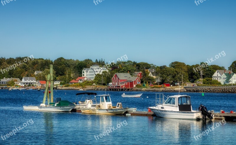 Bailey Island Maine Boats Ships Sailboats