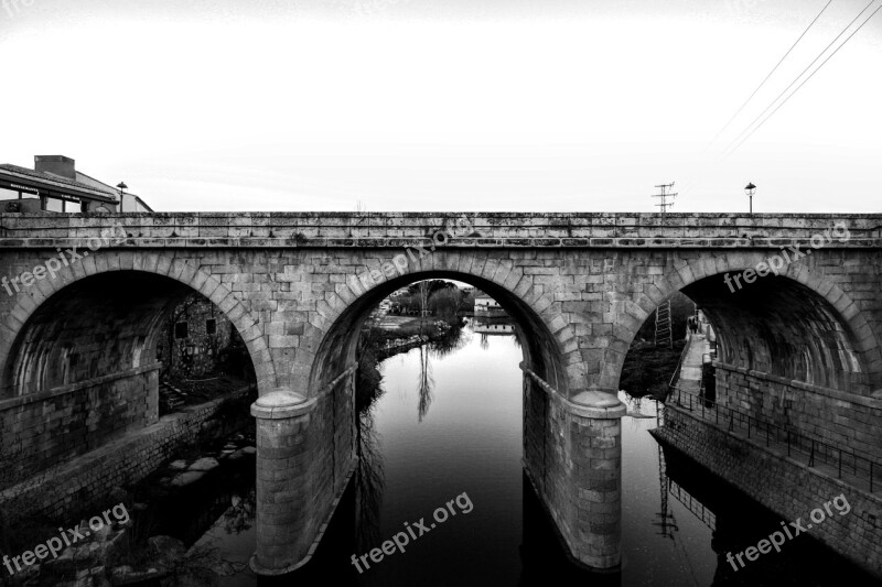 Avila Bridge River Architecture City