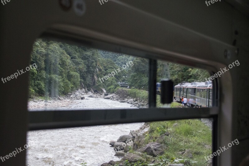 Train Window River View The Inca Trail