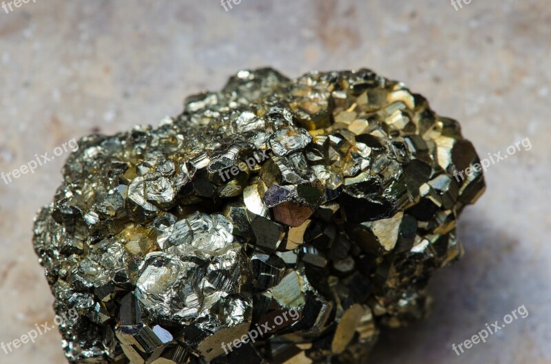 Pyrite Gem Mining Minerals Collection