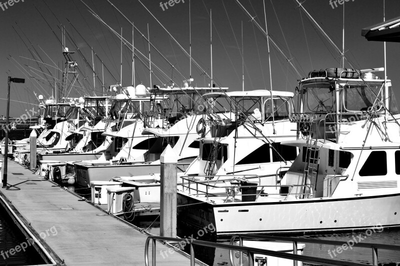 Boat Marina Boats Yacht Moored Mooring