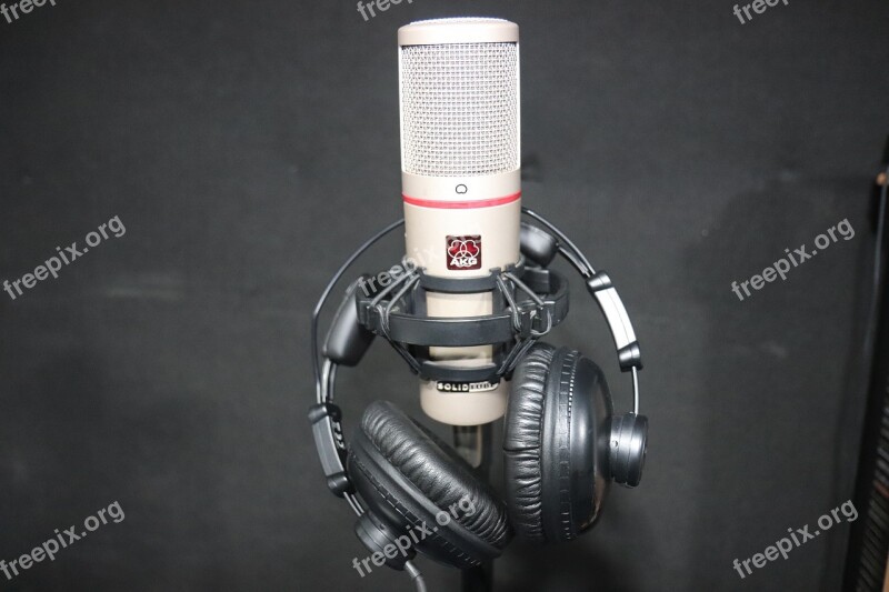 Microphone Record Studio Free Photos