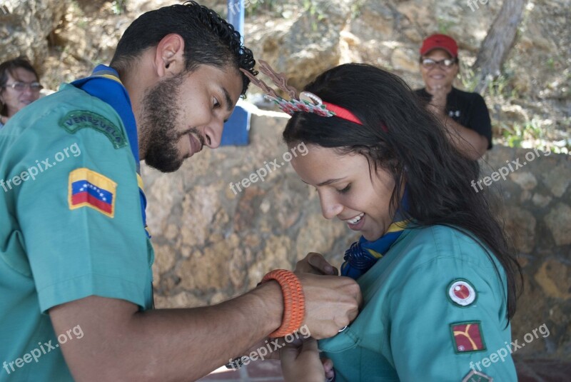 Scouts Scouting Beach Camp People