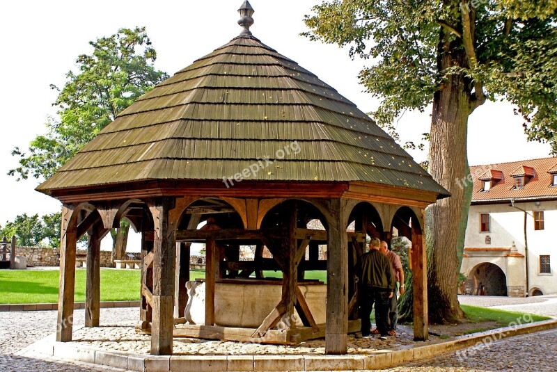 Tyniec Abbey Architecture Monastery Courtyard