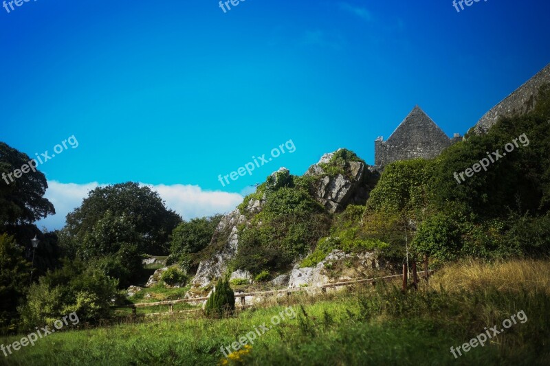 Rock Cashel Castle Ruin Sun