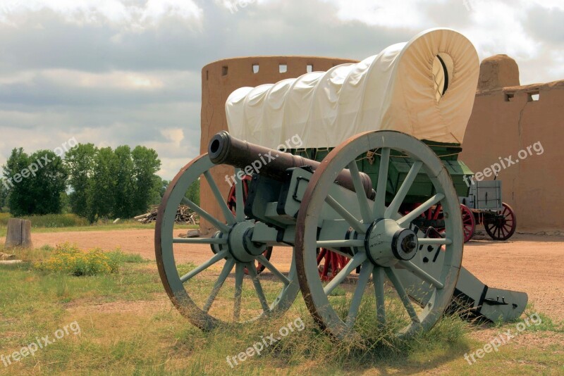 Bent's Old Fort Fort Trading Post Colorado Cannon